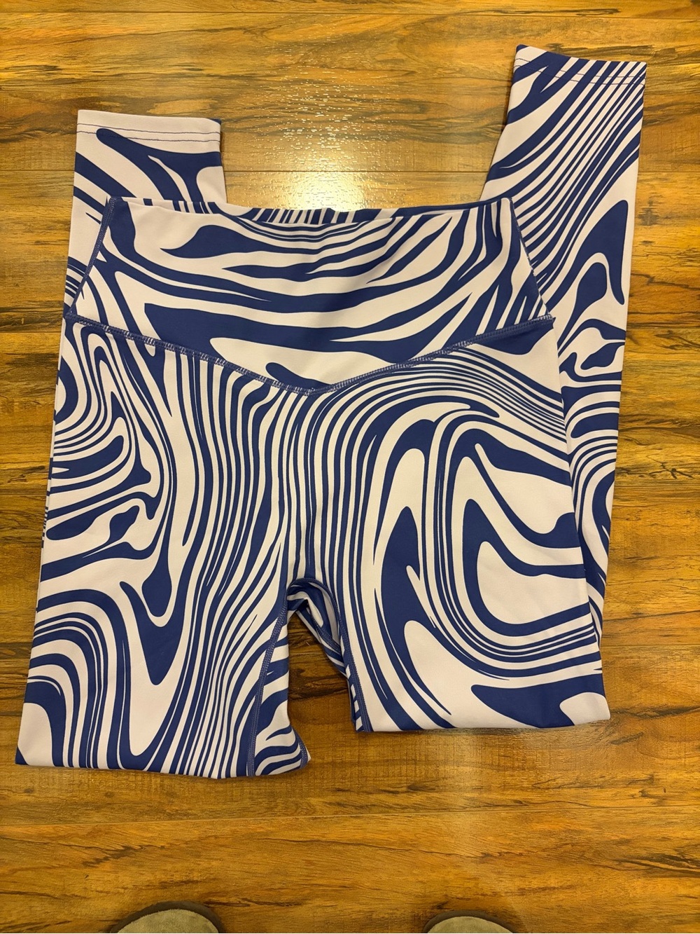 Vitality x Cosmopolitan purple marble leggings (formerly balance athletica)